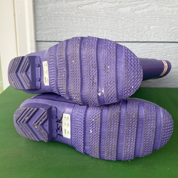 Hunter Purple Rain Boot Women’s size 5m / 6f - Picture 11 of 16